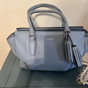 Coach Light Blue Satchel Bag